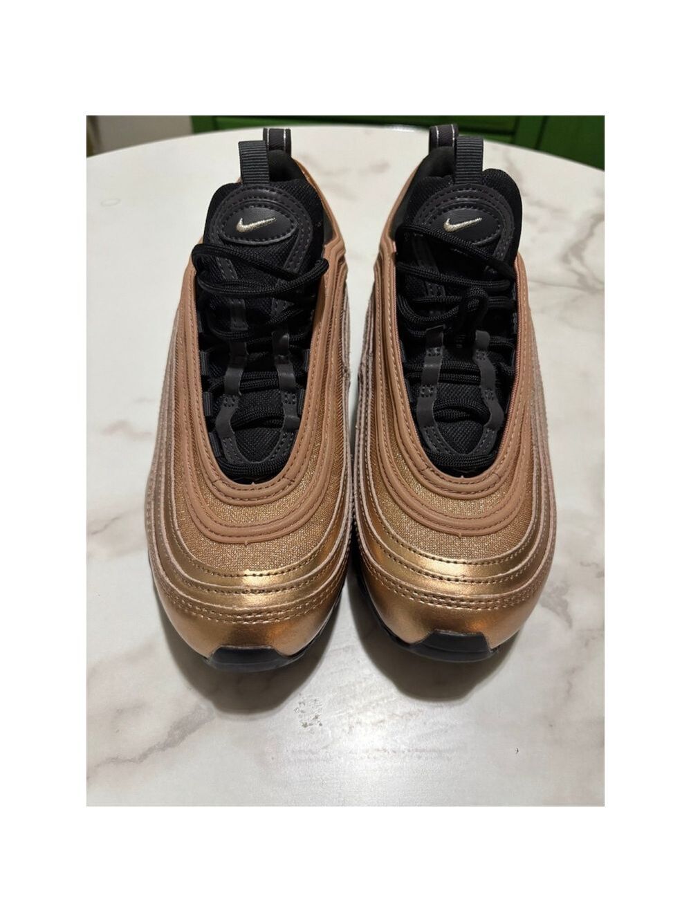 Nike Women's Air Max 97 in the Metallic Red Bronze - Picture 7 of 7